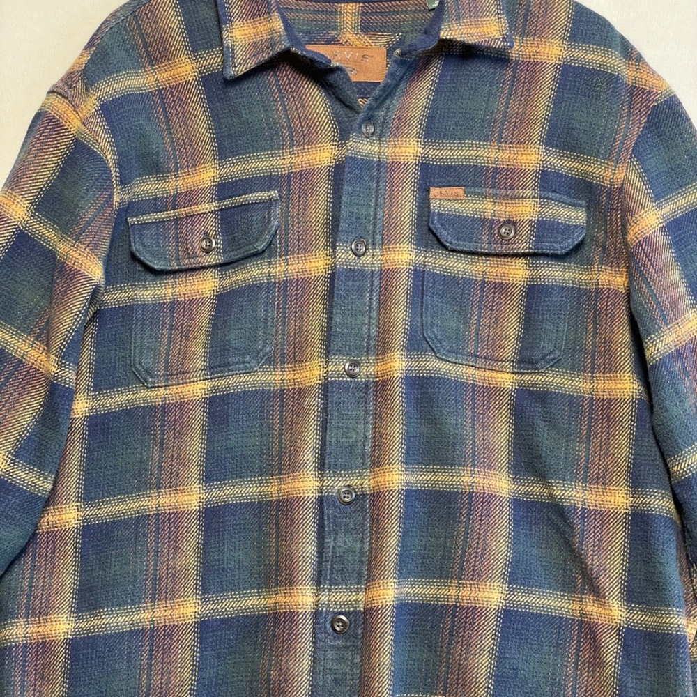 Orvis Classic Tartan Plaid Flannel Shirt Men's XXL Long Sleeve Button Up - Picture 2 of 9